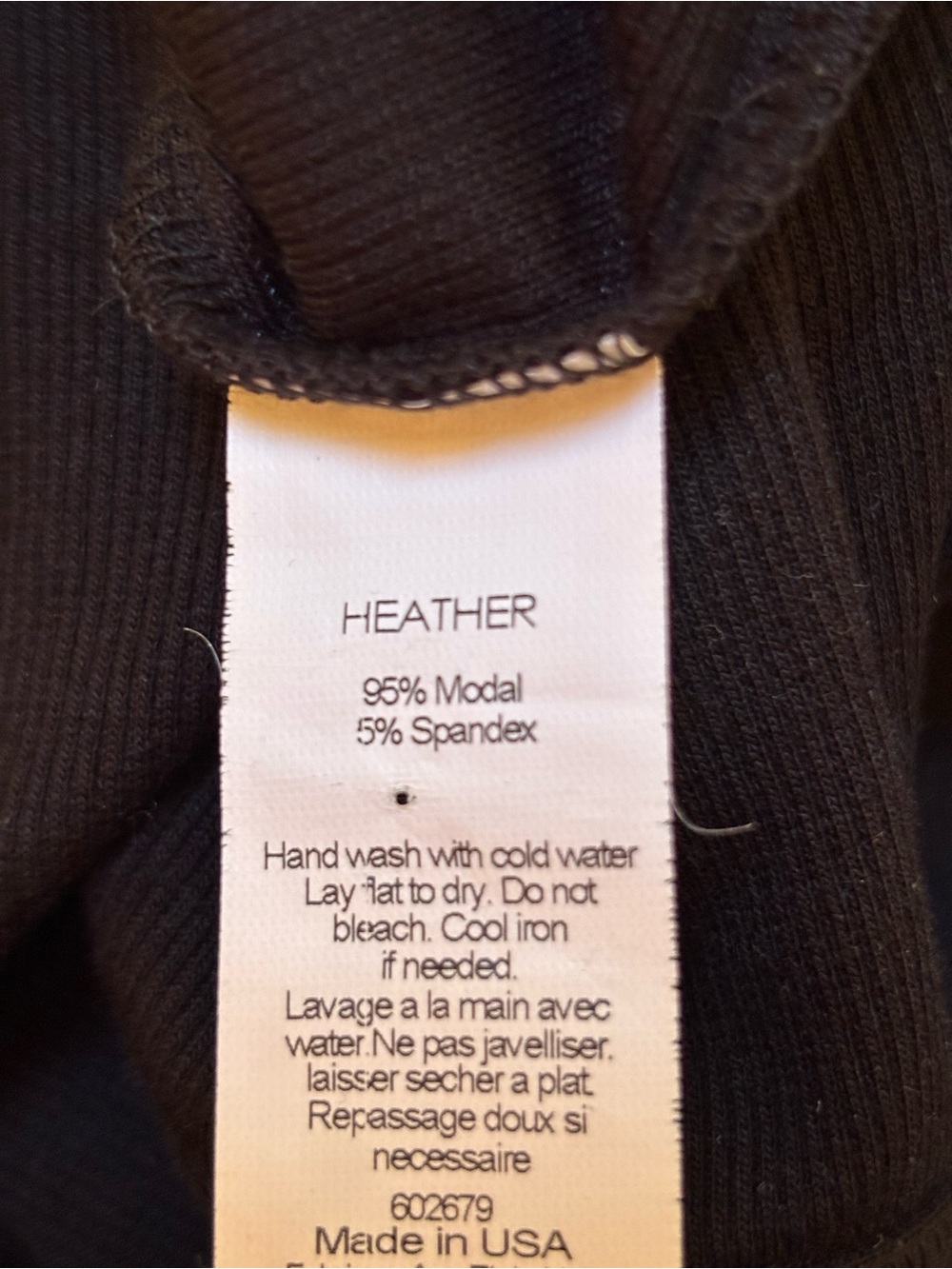 NWT Heather Black V-Neck Sleeveless Tunic - Picture 7 of 8